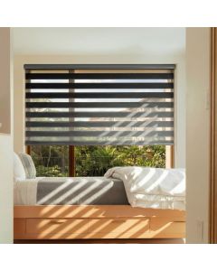 Persiana Double Vision Decorativo - Preto